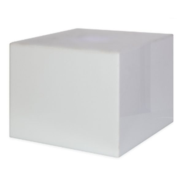 Acrylic Square Table — party rental in Miami