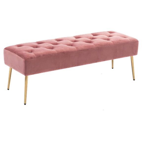 Blush & Gold Bench — party rental in Miami
