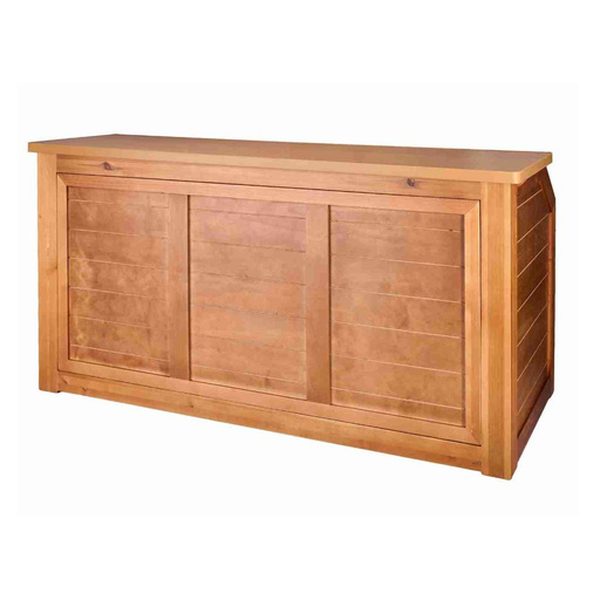 Colonial Wood Bar 7' — party rental in Miami