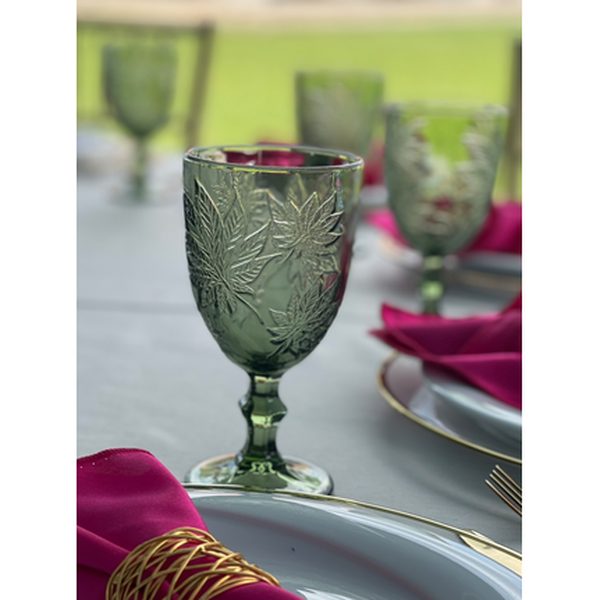 Colored Vintage Glass — party rental in Miami