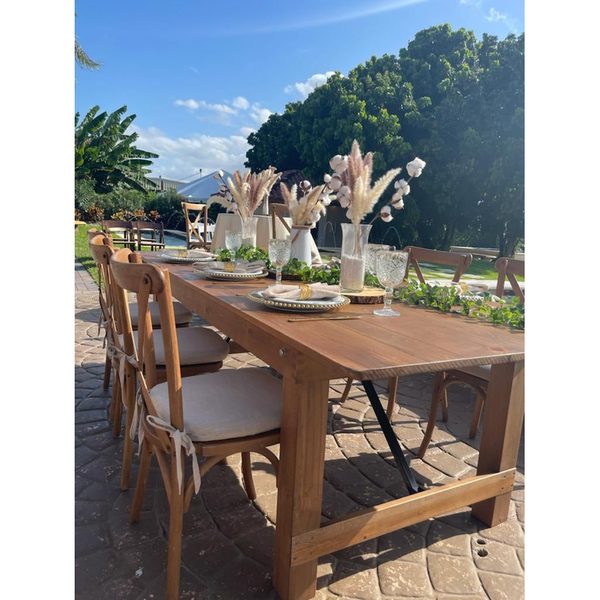 Farm Table 6' — party rental in Miami