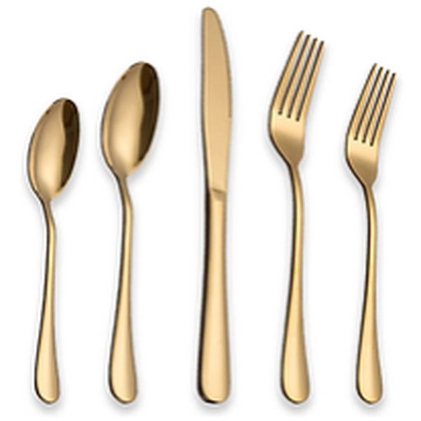 Gold Flatware — party rental in Miami