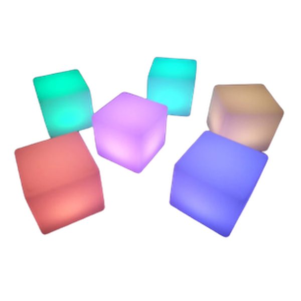 LED Ottoman 16" x 16" — party rental in Miami