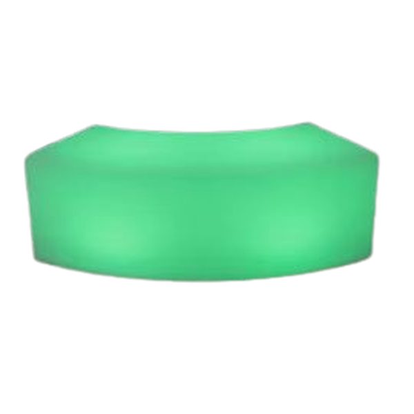 LED U-Shape Bench 5' — party rental in Miami