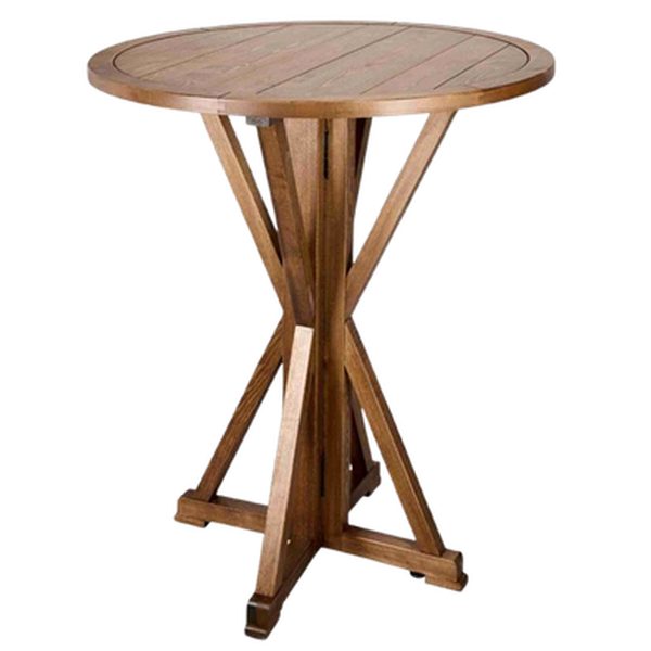 Pau Wood Cocktail Table — party rental in Miami