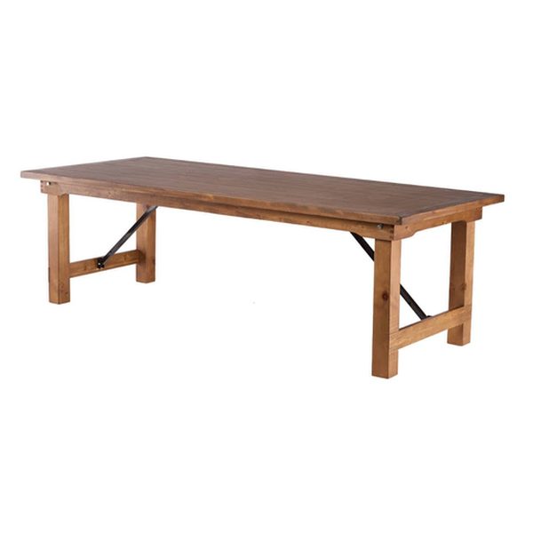 Regular Farm Table 8' x 40" — party rental in Miami