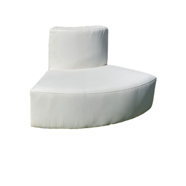 Small White Sofa — party rental in Miami