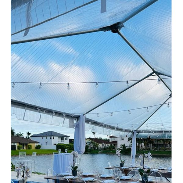White Tent Liner — party rental in Miami
