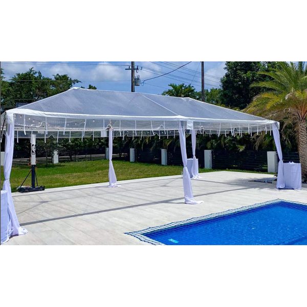 Tent Sidewall 8' x 20' — party rental in Miami